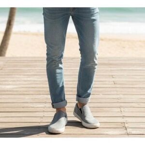 Lacoste Gray Slip-On Sneakers Men's Size 9.5